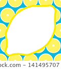 A frame inspired by lemons 141495707