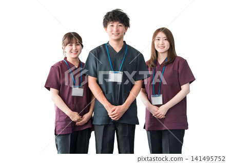 Doctors, doctors and nurses wearing scrubs Doctors, doctors and nurses wearing scrubs 141495752