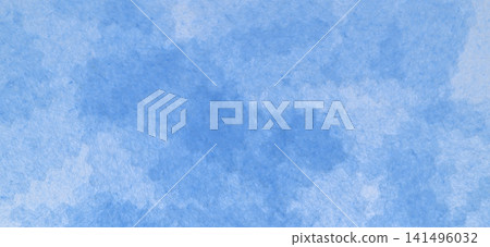 Washi paper background material (light blue gradient) Washi paper background material (light blue gradient) 141496032