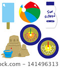 Summer Deformed Illustration Set Part 2 141496313