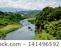 The Arakawa River and the mountain range of Okuchichibu 141496592