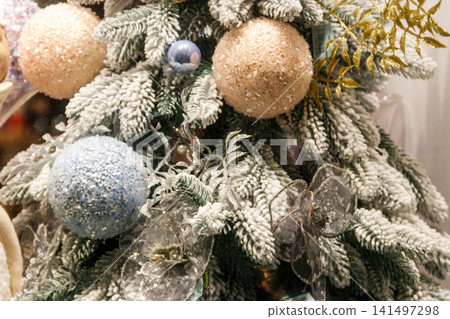 Beautiful decorations for Christmas and New Year holidays Beautiful decorations for Christmas and New Year holidays 141497298
