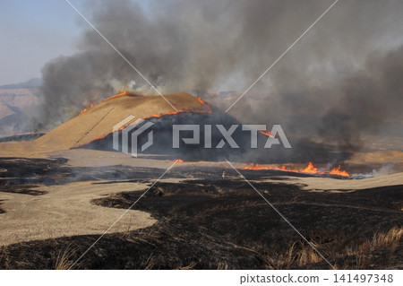 Field burning of Aso 141497348