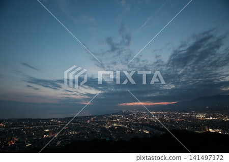 Night view of Numazu from Kanukiyama Observatory Night view of Numazu from Kanukiyama Observatory 141497372