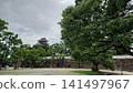 Okayama Castle: The castle tower as seen from near the site of the main hall. Okayama Castle: The castle tower as seen from near the site of the main hall. 141497967