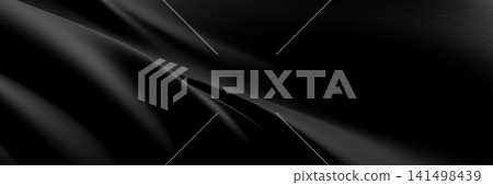 Black fabric texture background design for Black friday sale banner 3D render Black fabric texture background design for Black friday sale banner 3D render 141498439