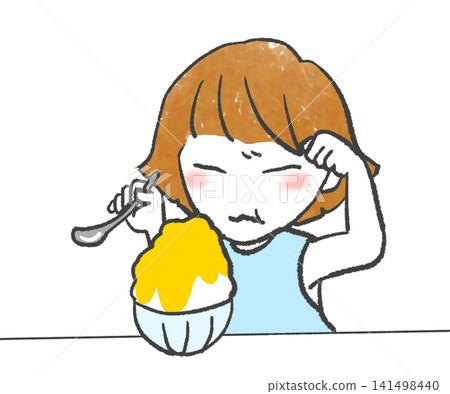 一名女子一次吃完了一份檸檬刨冰甜點，結果感到劇烈頭痛。 141498440