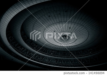 Looking up at the ceiling of Kyocera Dome Osaka Looking up at the ceiling of Kyocera Dome Osaka 141498894