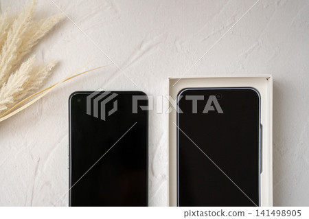 不斷變化的安卓智慧型手機型號圖片 不斷變化的安卓智慧型手機型號圖片 141498905