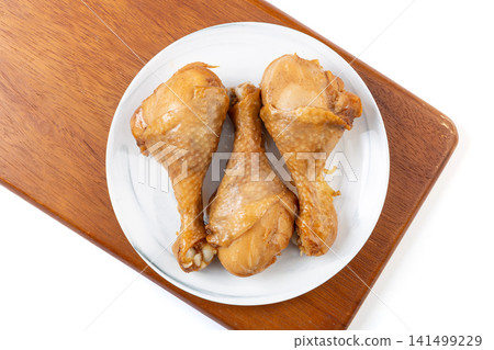 aromatic Soy Braised Chicken Drummettes Spiced Marinated Poultry Leg Wings Asian Snack aromatic Soy Braised Chicken Drummettes Spiced Marinated Poultry Leg Wings Asian Snack 141499229