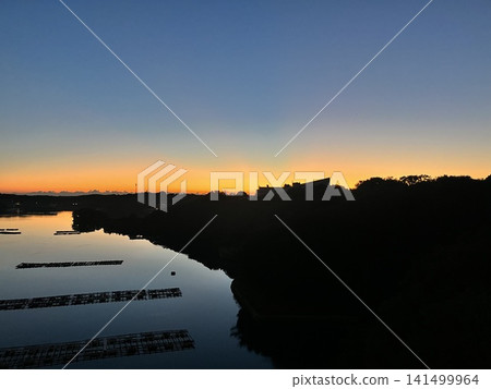 Magic Hour Over a Quiet Waterfront Magic Hour Over a Quiet Waterfront 141499964