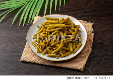 pickled sour green beans cut into small pieces fresh style 141500144