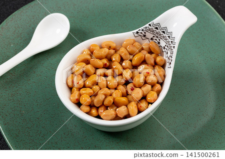 traditional Laba fermented soybeans seasoned with chili traditional condiment traditional Laba fermented soybeans seasoned with chili traditional condiment 141500261