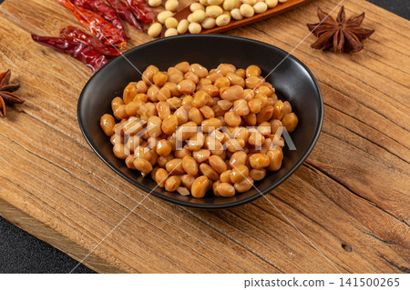 traditional Laba fermented soybeans seasoned with chili traditional condiment 141500265