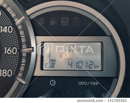 photo of odometer panel on car photo of odometer panel on car 141500362