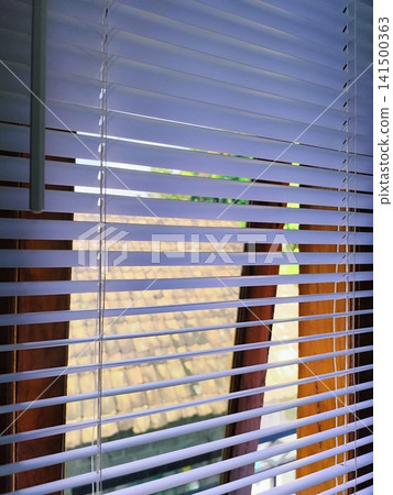 open roller ventilation curtain in the room open roller ventilation curtain in the room 141500363