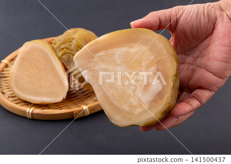 preserved whole mustard tubers peeled and cured traditional vegetable preserved whole mustard tubers peeled and cured traditional vegetable 141500437
