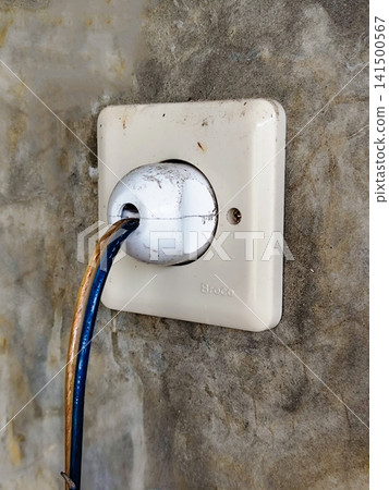 electrc cord connected to a power source electrc cord connected to a power source 141500567