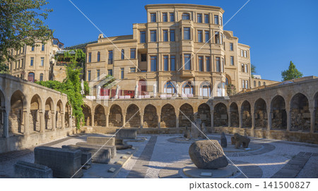 Market Square archaeological site in Baku old town with copy space Market Square archaeological site in Baku old town with copy space 141500827