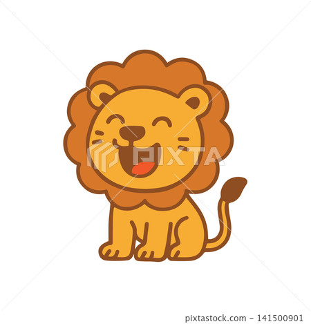 cute lion laughing cute lion laughing 141500901