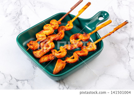 grilled Squid Skewers Spicy Asian Seafood Street Food grilled Squid Skewers Spicy Asian Seafood Street Food 141501004