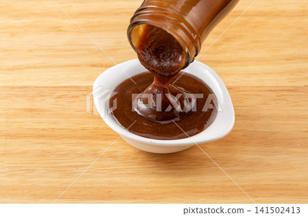 authentic Thai tamarind paste sour sweet fruit puree for Southeast Asian pad thai cooking 141502413