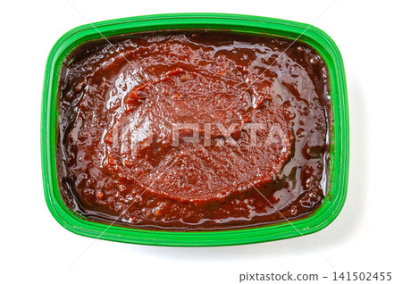 savory Korean ssamjang paste fermented soybean chili dip for barbecue wrap savory Korean ssamjang paste fermented soybean chili dip for barbecue wrap 141502455
