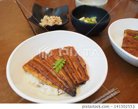 Grilled eel rice bowl Grilled eel rice bowl 141502553