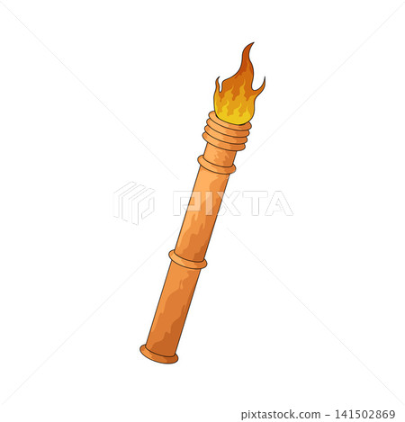 Illustration of Tiki Torch Illustration of Tiki Torch 141502869