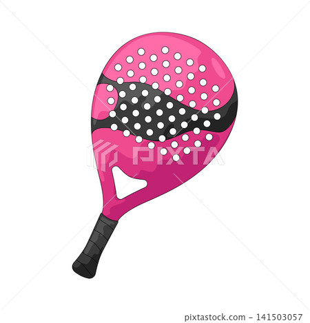 Illustration of padel racket Illustration of padel racket 141503057