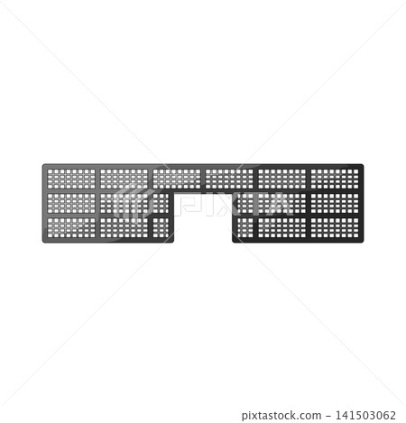 Illustration of Padel Mesh Fence 141503062