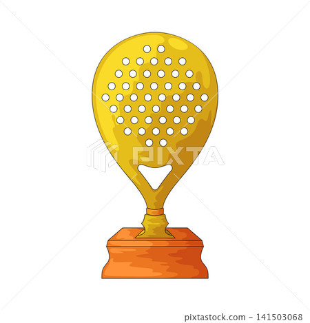 Illustration of Padel Trophy Illustration of Padel Trophy 141503068