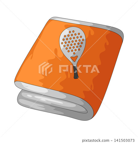 Illustration of Padel Towel Illustration of Padel Towel 141503073