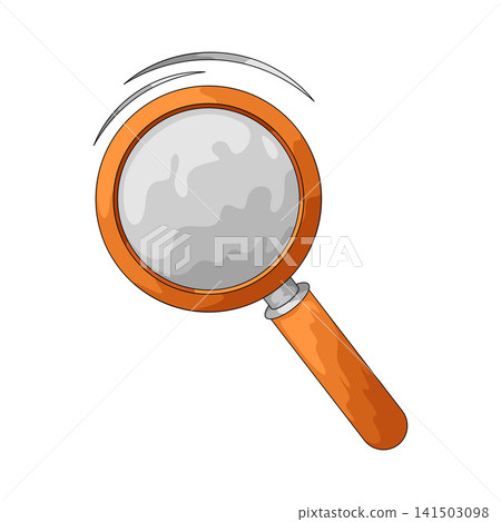 Illustration of Magnifying Glass Illustration of Magnifying Glass 141503098
