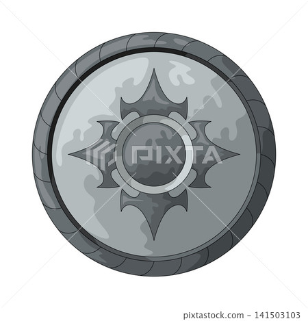 Illustration of Shield Circle Illustration of Shield Circle 141503103