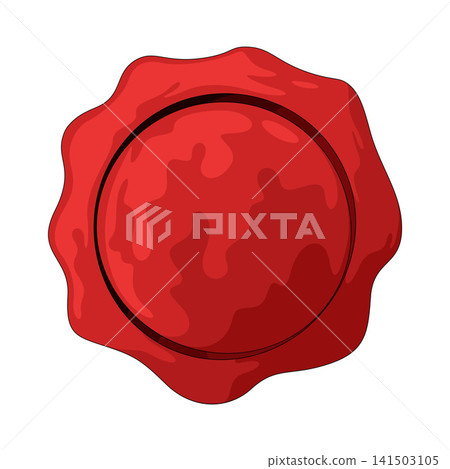 Illustration of Wax Seal Illustration of Wax Seal 141503105