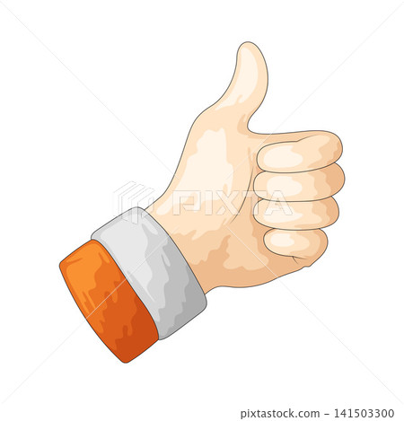 Illustration of Thumbs Up Illustration of Thumbs Up 141503300