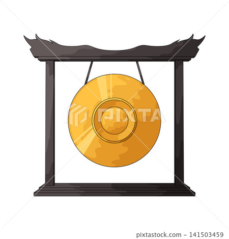 Illustration of Gong Illustration of Gong 141503459
