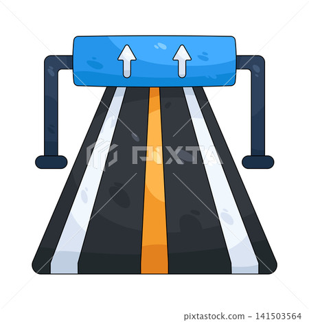 Illustration of highway 141503564