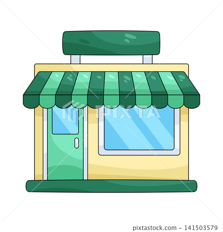 Illustration of storefront Illustration of storefront 141503579