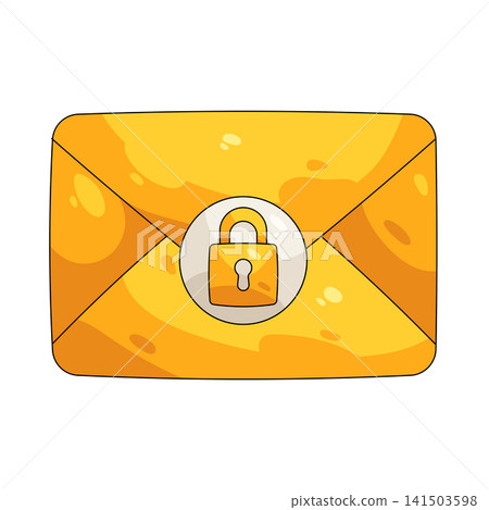 Illustration of secure email Illustration of secure email 141503598
