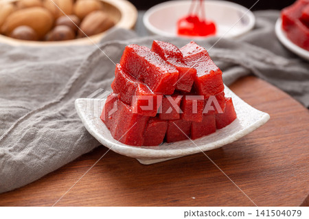 hawthorn Fruit Jelly Cake Strips Chewy Sweet Tangy Bars hawthorn Fruit Jelly Cake Strips Chewy Sweet Tangy Bars 141504079