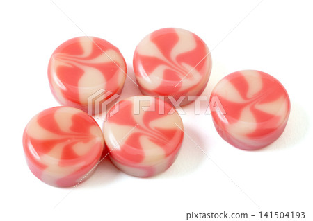strawberry and milk swirl hard candy drops strawberry and milk swirl hard candy drops 141504193
