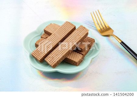 multi layered chocolate cream crispy wafer biscuits 141504200