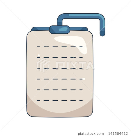 Illustration of document with text lines Illustration of document with text lines 141504412