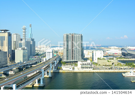 Scenery around Kobe's Meriken Park Scenery around Kobe's Meriken Park 141504634