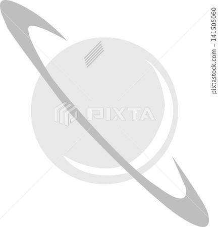 An Abstract Ringed Planet Illustration 141505060