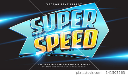 Super Speed editable text effect Template Super Speed editable text effect Template 141505263