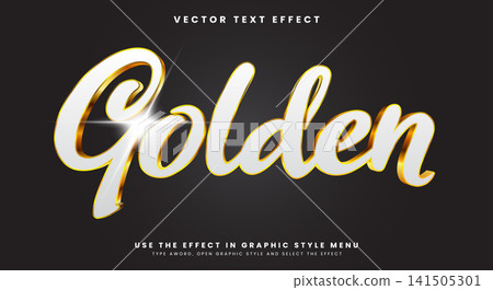 Golden sparkle style shiny editable text Golden sparkle style shiny editable text 141505301