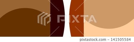 Abstract brown coffee tone geometric overlapping curved pattern, ideal for cafe branding, product packaging, earthy background, and web banners. Abstract brown coffee tone geometric overlapping curved pattern, ideal for cafe branding, product packaging, earthy background, and web banners. 141505584